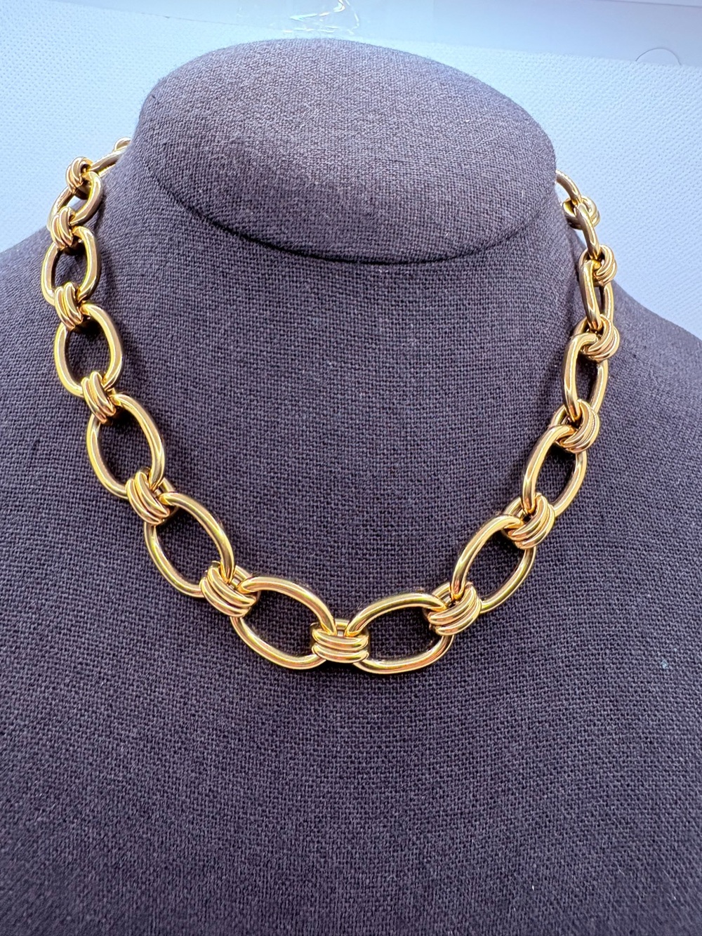 Hey Harper New Tags Goldtone Studio Chain Large Link Necklace 14-16”